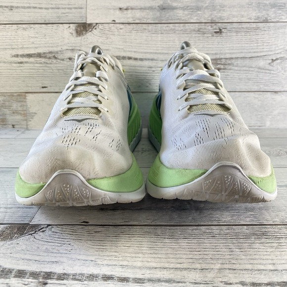 Hoka One One Shoes Mens 11 White Green M Carbon X Running Sneakers Marathon Nice main image 16